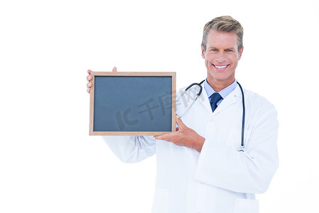 拿着板子的医生摄影照片_拿着板子的医生的画象