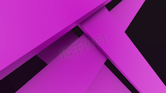黑色背景上的对角线紫色动态条纹。