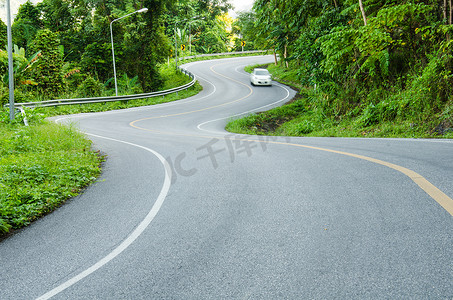 s形摄影照片_道路，S 形。