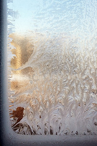 窗户上的霜装饰品