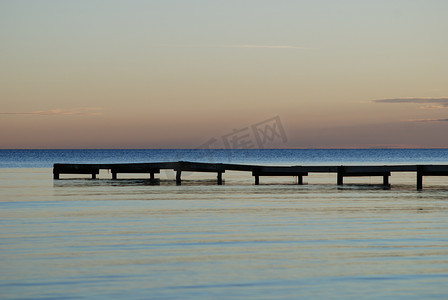Falsterbo 海滩的日落