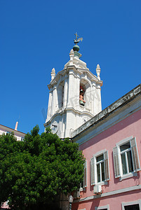 旅行必需品摄影照片_必需品宫教堂在里斯本，葡萄牙