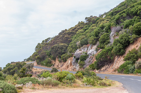 cape摄影照片_通往 Table Mountain National Pa 的 Cape Point 部分的道路