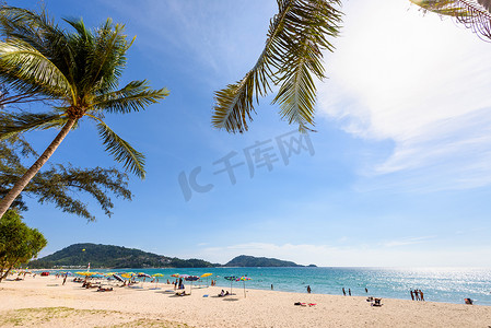 美丽的风景 Hat 芭东海滩