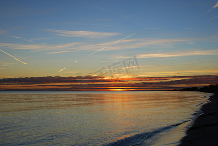 法尔斯特博海滩日落