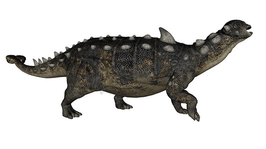 Euoplocephalus 恐龙 - 3D 渲染