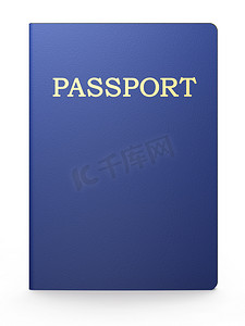 在白色的护照