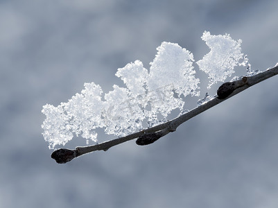 正在融化的雪摄影照片_正在融化的雪