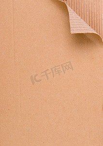 纸盒模版摄影照片_纹理的棕色纸盒