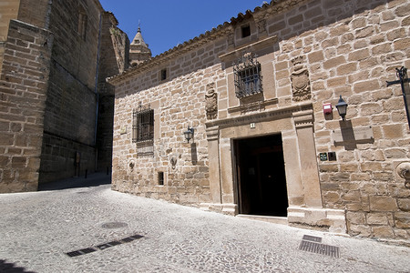 典型的门面文艺复兴，萨比奥特，哈恩省，安达卢西亚，西班牙