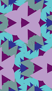 紫色和蓝色三角形