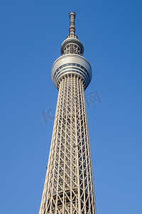 东京-大约 2014 年 5 月： 东京晴空塔。