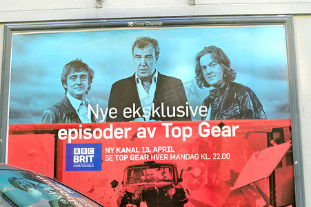 已取消的 BBC Top Gear 制作的挪威海报 Stava