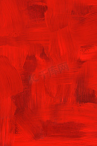 抽象深红色油画