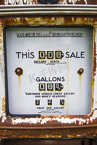 老式煤气泵仪表