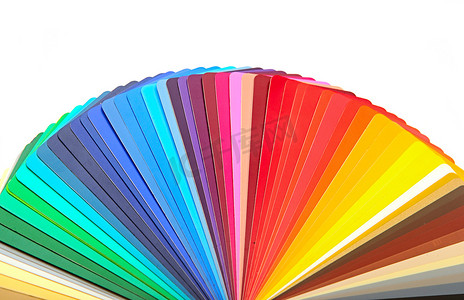 色彩缤纷的设计师色板调色板指南图表光谱
