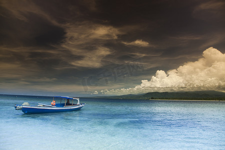 吉利摄影照片_印度尼西亚吉利艾尔热带岛屿