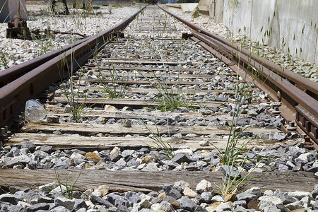 火车路轨，西班牙铁路的细节
