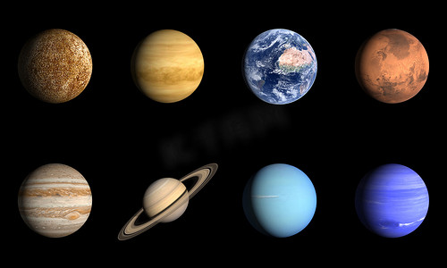 金星太阳系摄影照片_太阳系行星