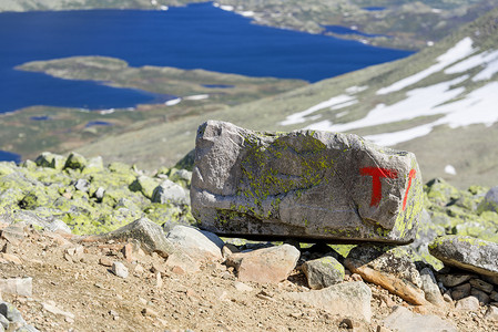 jotunheimen摄影照片_挪威徒步协会的标志