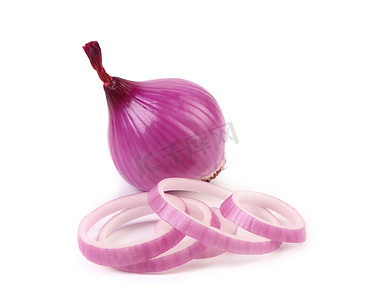 紫洋葱和戒指。