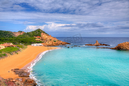 Cala Pregonda 在巴利阿里群岛的梅诺卡岛