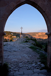 圣弗鲁托斯冬宫 (Hermitage of San Frutos)，Hoces del Duraton，塞哥维亚，西班牙