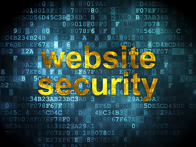搜索引擎优化 web 开发概念： 数字背景上的网站安全