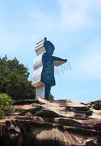 澳大利亚邦迪的海边雕塑展