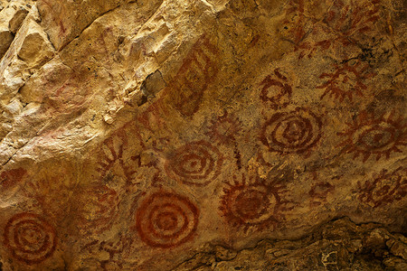 原始文明摄影照片_Muisca 洞穴壁画