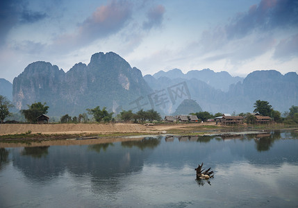 老挝万荣河