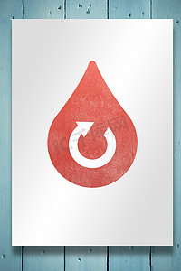 献血图形的合成图像