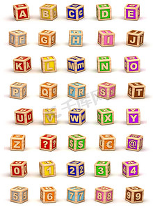 立方体字母表