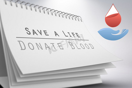 献血背景摄影照片_献血的合成图像