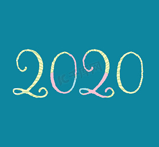 书法活动海报摄影照片_2020 迎新年