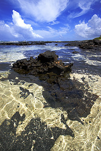 毛里求斯岛的岩石
