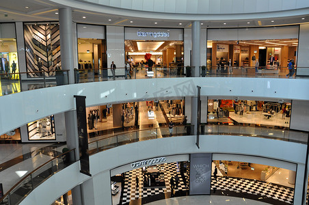 迪拜购物中心的 Bloomingdales，阿联酋