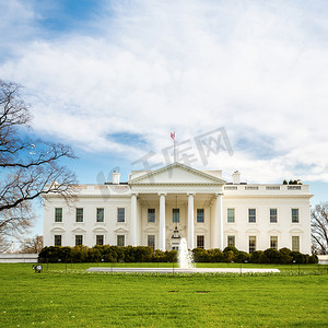 华盛顿总统摄影照片_白宫