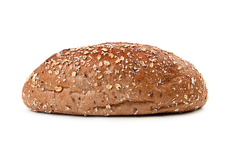 小麦面包摄影照片_全麦面包