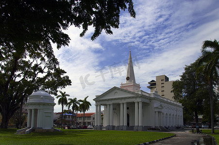马来西亚半岛摄影照片_圣乔治教堂。
