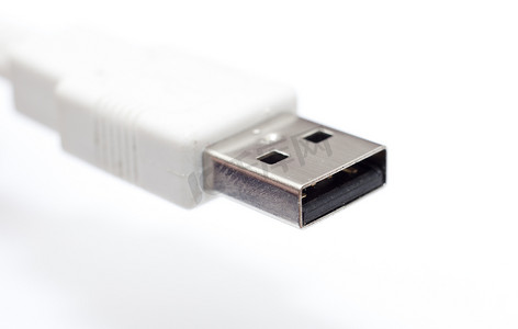 计算机网络摄影照片_USB数据线插头