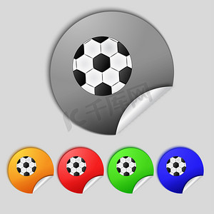 足球球标志图标。