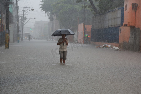 萨尔瓦多因降雨导致洪水泛滥