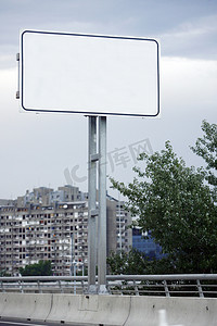 公路公路海报摄影照片_您的广告的空广告牌