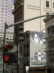 旧金山-9 月 03 日： 使命区的涂鸦