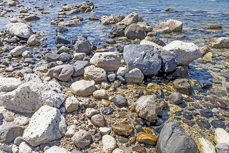 从海边的海景在夏季作为背景