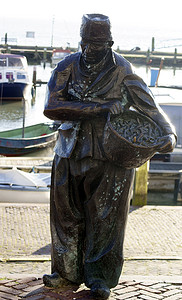 雕塑 - 渔夫