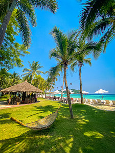 泰国沙敦岛丽贝岛芭堤雅海滩的景色
