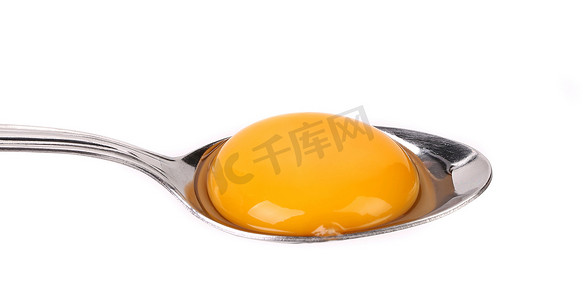 金汤匙上的蛋黄。