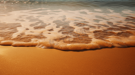 白天靠近水体的棕色沙子